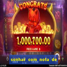 sonhar com nota de 5 reais no jogo do bicho